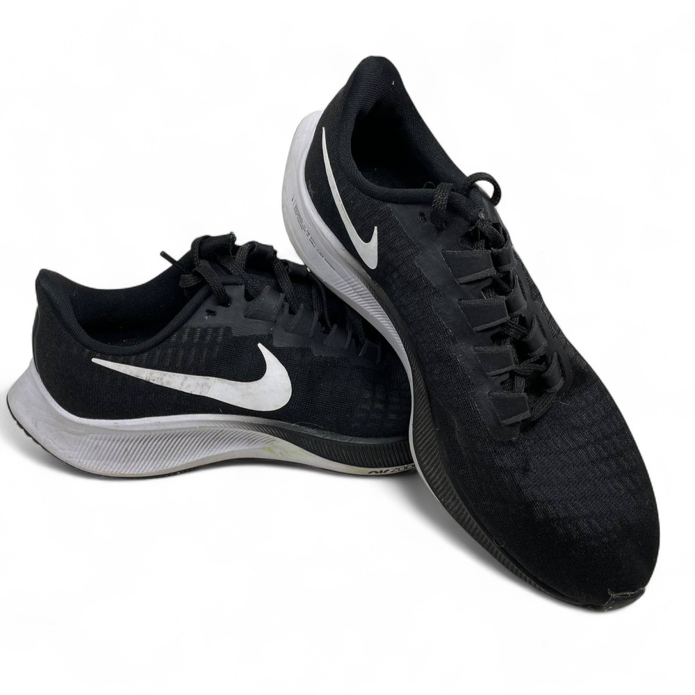 Nike Air Zoom Pegasus 36 Black White Mesh Running Shoes Women's Size 8 Active